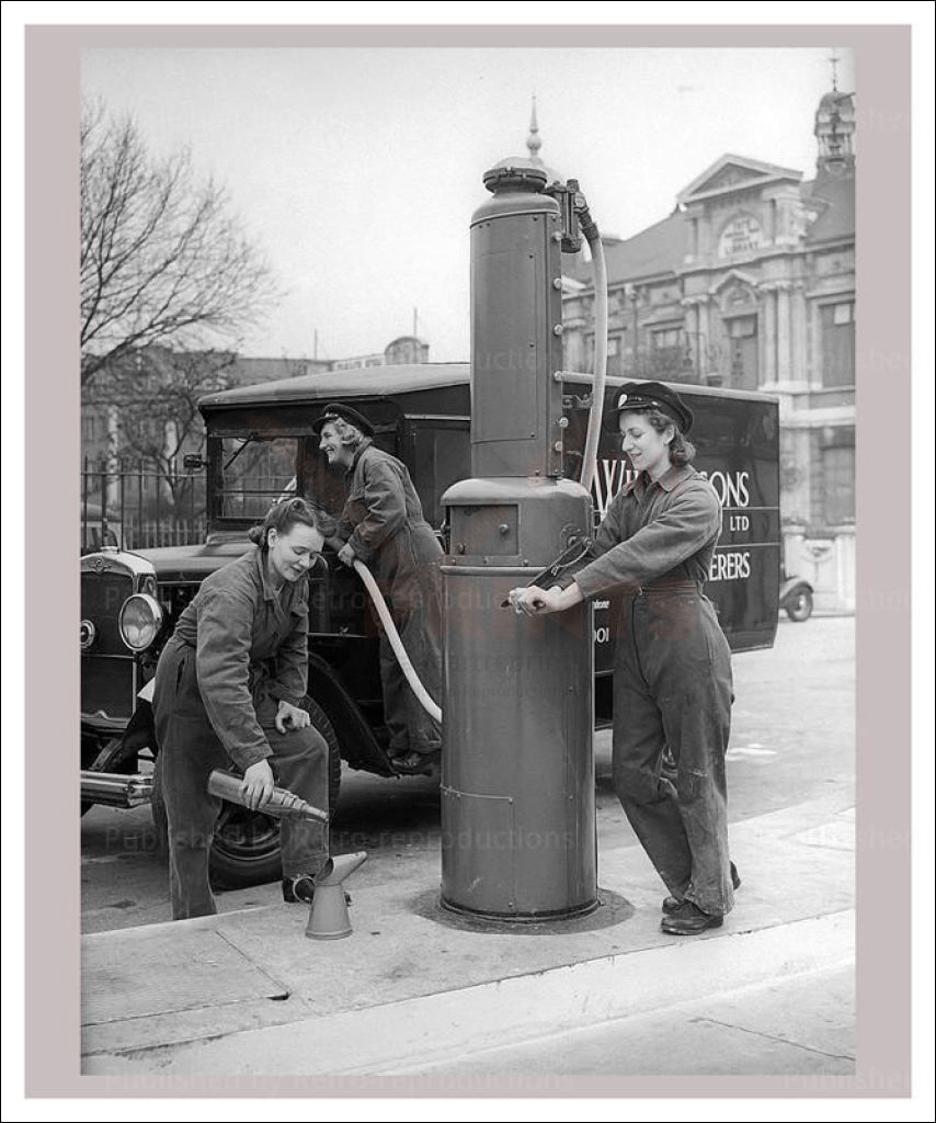 Women at War - Transport 1, vintage art photo print reproduction, WWII - Vintage Art, canvas prints