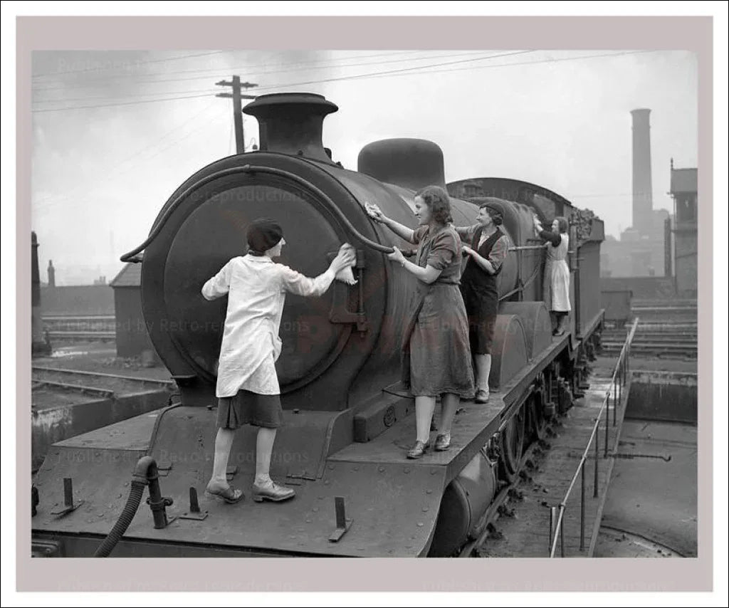 Transport 5 - Trains - VINTAGEARTREPRINTS.COM