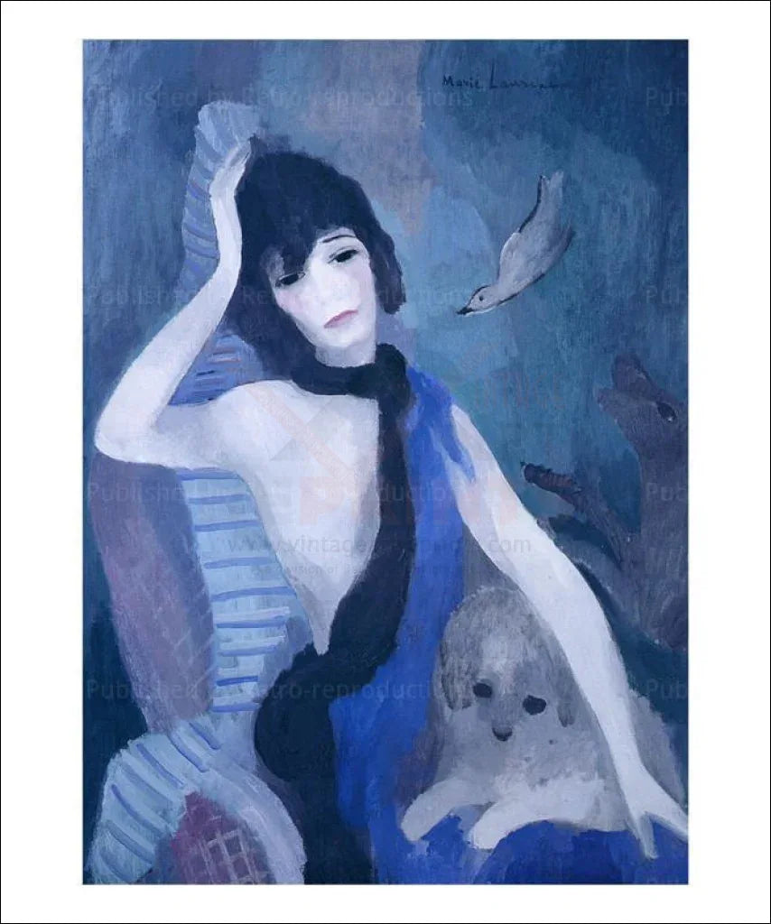 Portrait de Mademoiselle Channel - VINTAGEARTREPRINTS.COM