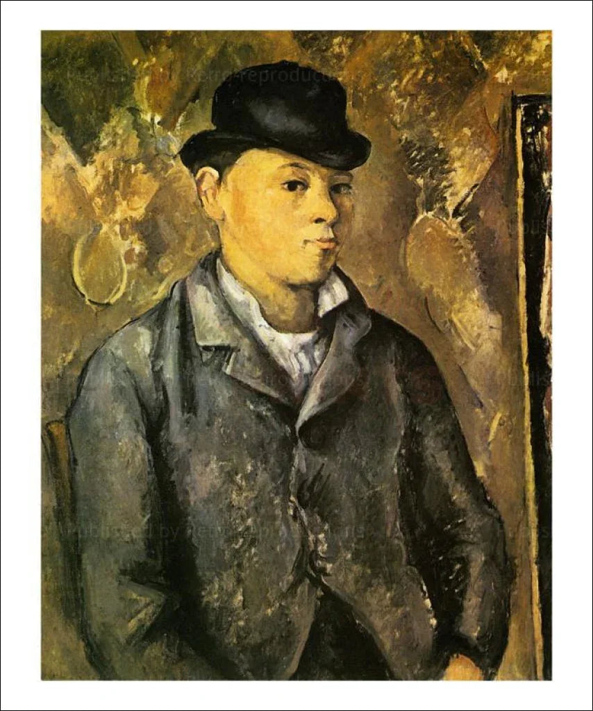 Portrait of the Son of Artist Paul Cezanne 1885 - VINTAGEARTREPRINTS.COM