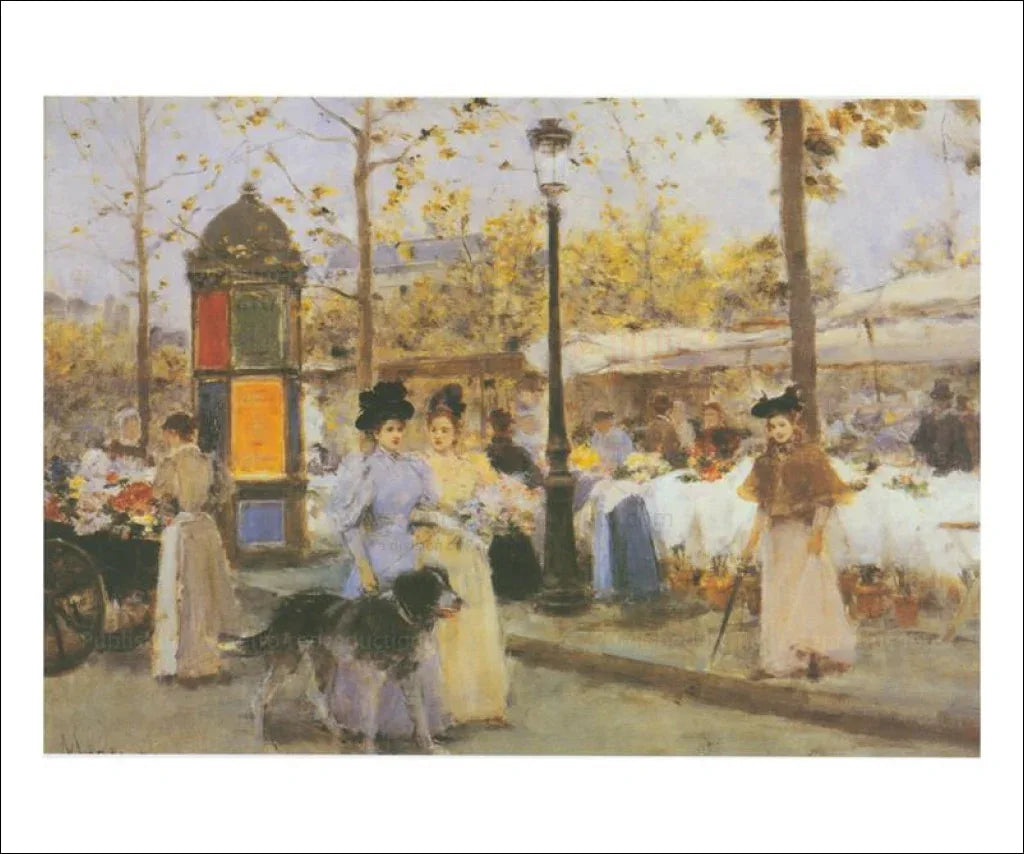 Printemps a Paris - VINTAGEARTREPRINTS.COM