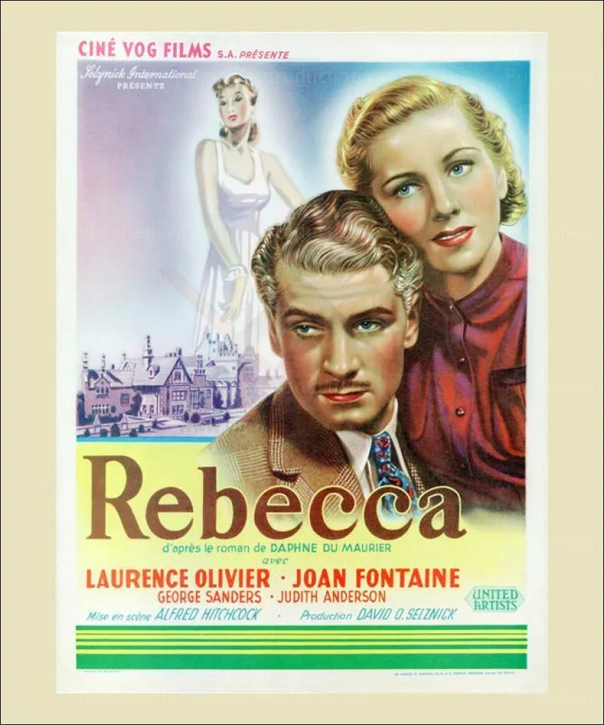 Rebecca - Original Poster - VINTAGEARTREPRINTS.COM