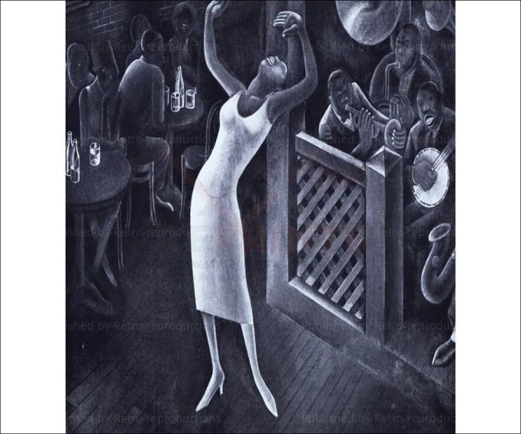Rhapsody in Blue, Miguel Covarrubias - VINTAGEARTREPRINTS.COM