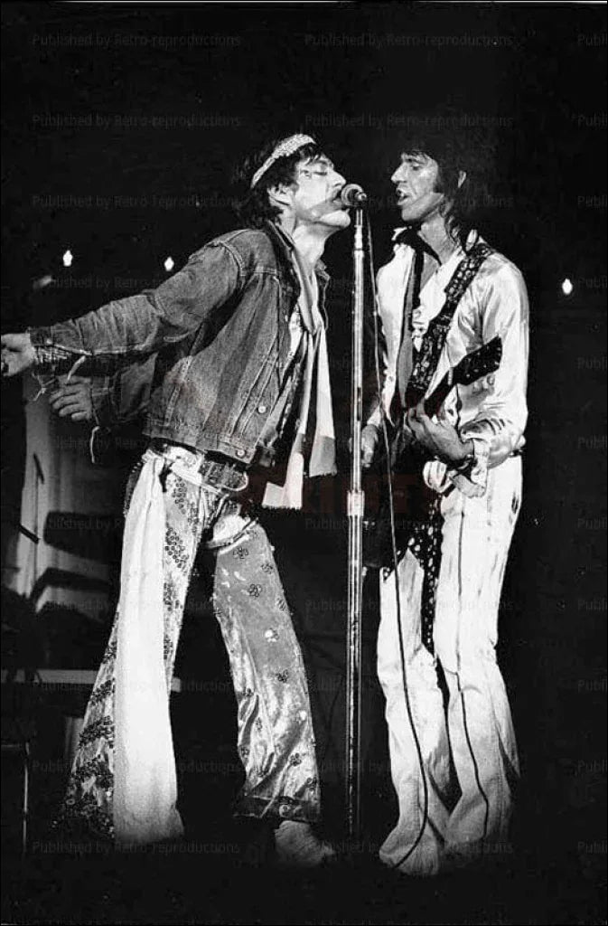 Mike Jagger Keith Richards, 1964 - VINTAGEARTREPRINTS.COM