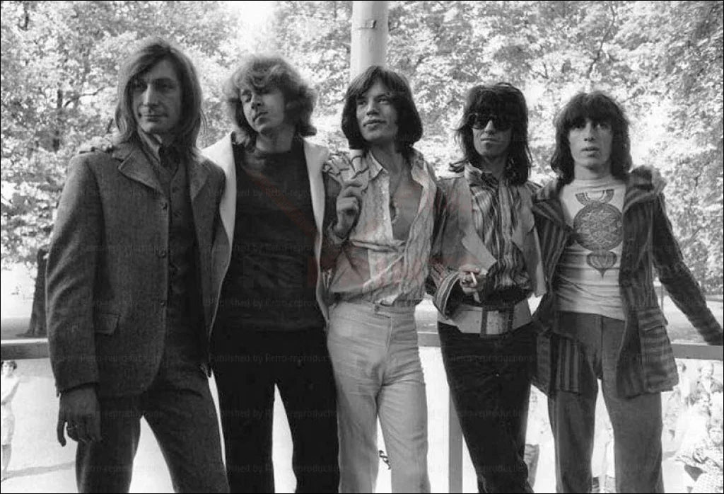Rolling Stones Band - VINTAGEARTREPRINTS.COM