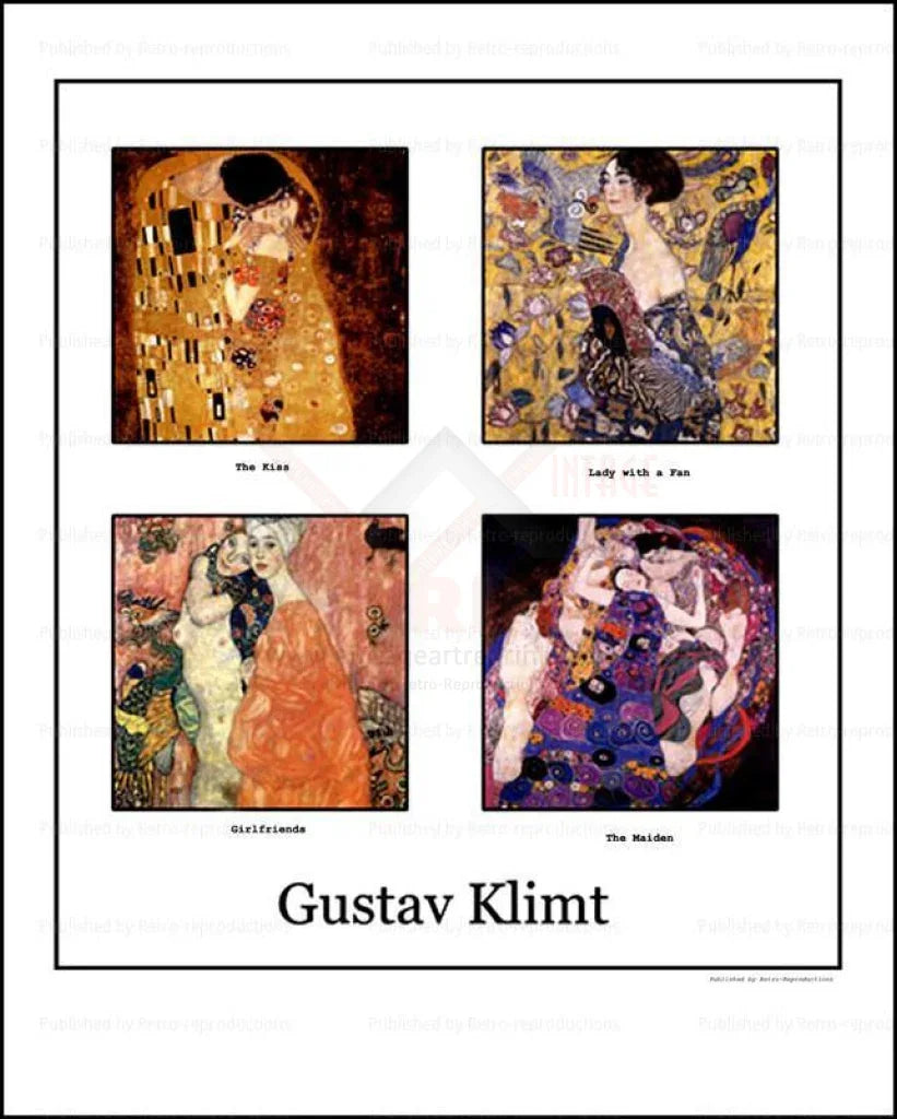 Gustave Klimt - VINTAGEARTREPRINTS.COM