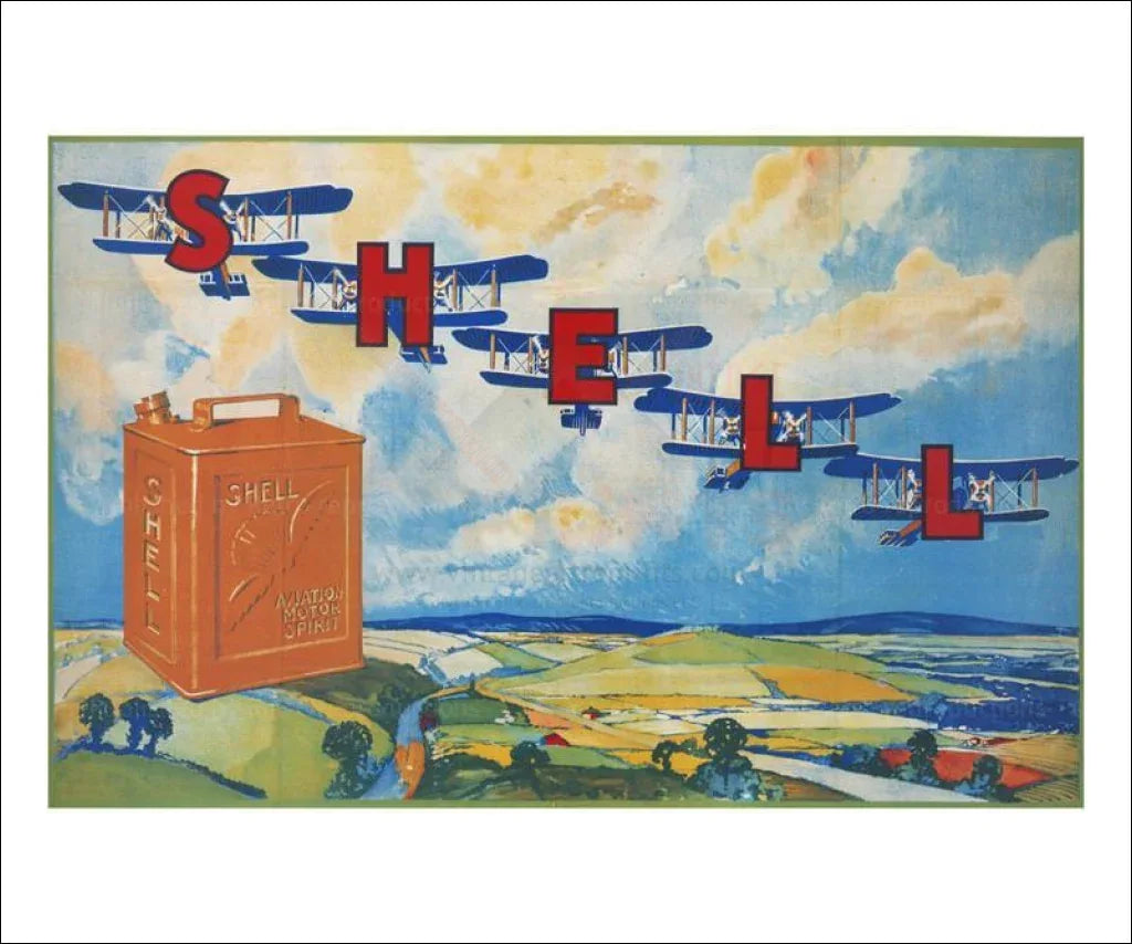 Aviation Motor Spirit, 1920 - VINTAGEARTREPRINTS.COM