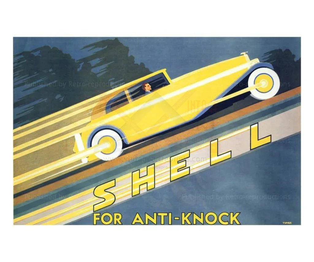 Shell for Anti-Knock, 1930 - VINTAGEARTREPRINTS.COM
