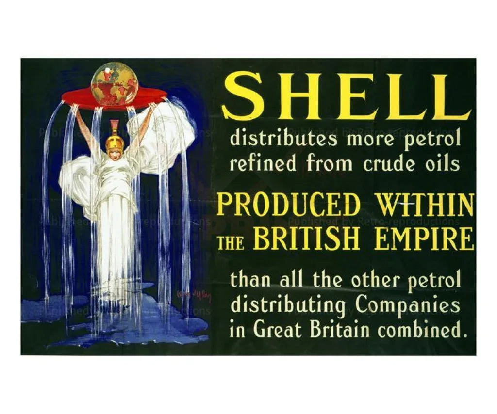 Shell Goddess British Empire, 1924 - VINTAGEARTREPRINTS.COM