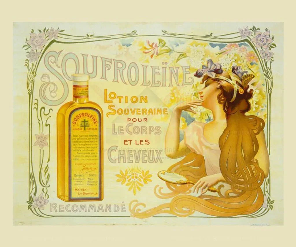 Soufroleine french soap - VINTAGEARTREPRINTS.COM