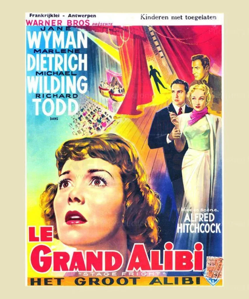 Stage Fright, 1950 - VINTAGEARTREPRINTS.COM