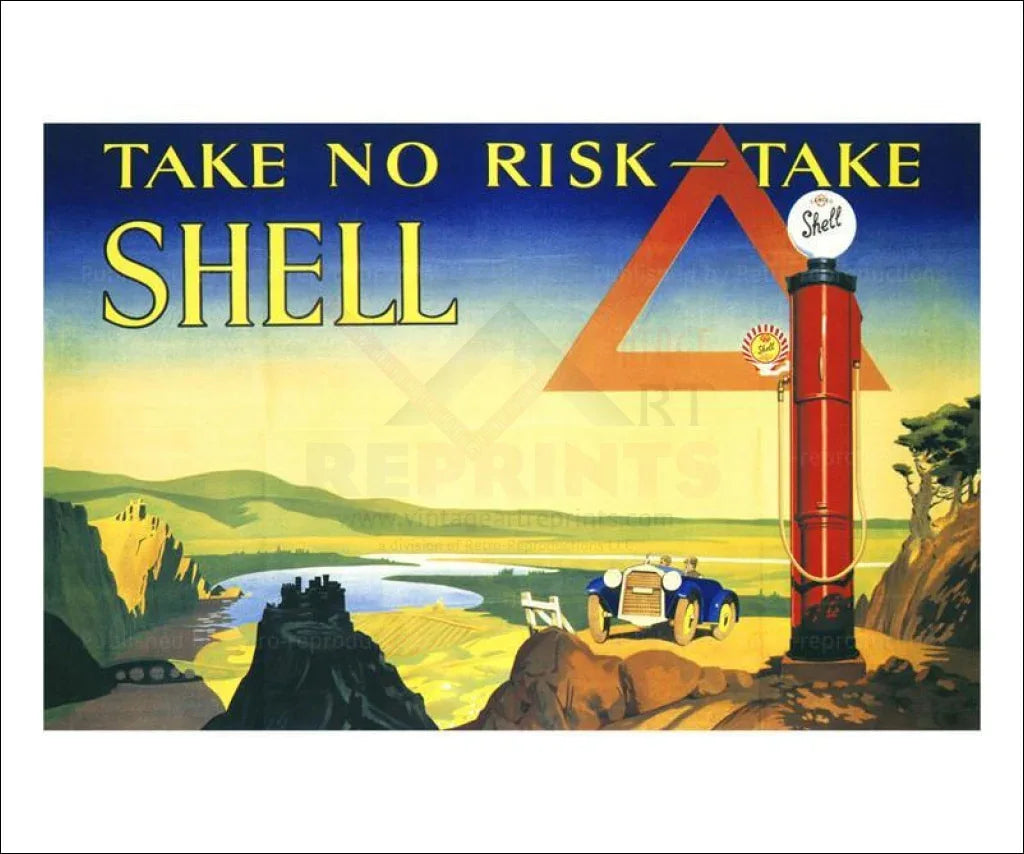 Take No Risk, 1928 - VINTAGEARTREPRINTS.COM