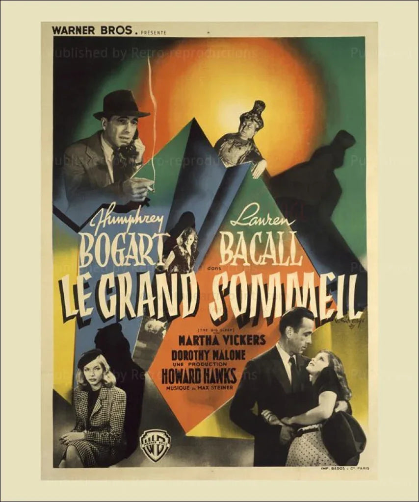 The Big Sleep, 1946 - VINTAGEARTREPRINTS.COM