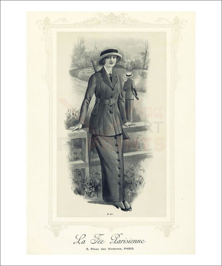 The Huntress 1913 - Vintage Art, canvas prints