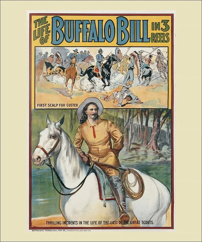 The Life of Buffalo Bill - VINTAGEARTREPRINTS.COM