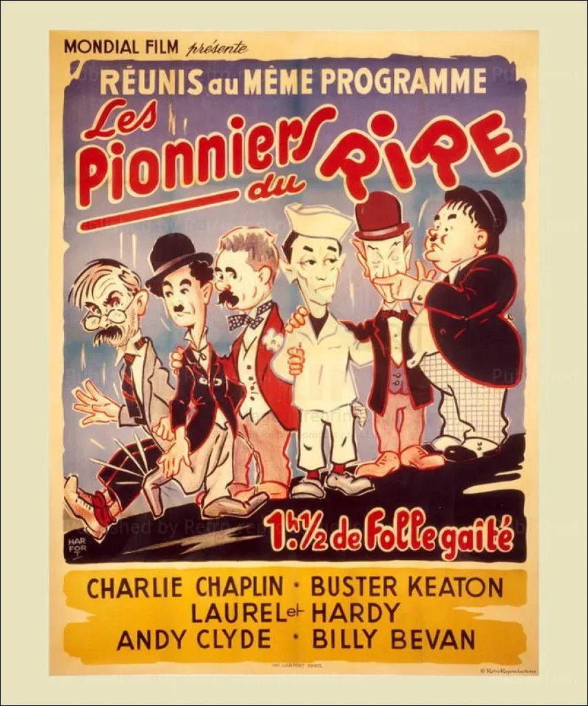 The Pioneers of Laughter - VINTAGEARTREPRINTS.COM