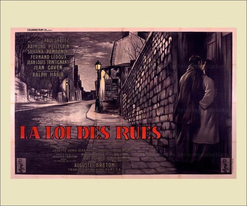 The streets of Law - VINTAGEARTREPRINTS.COM