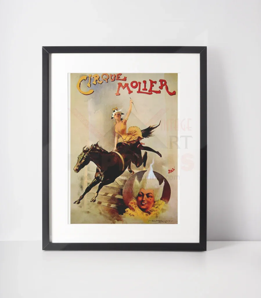 Cirque Molier, 1900 - VINTAGEARTREPRINTS.COM