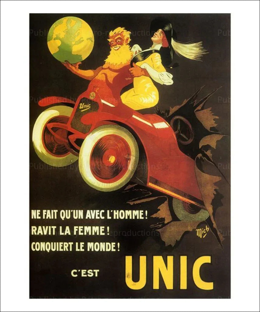 Unic Automobiles - VINTAGEARTREPRINTS.COM