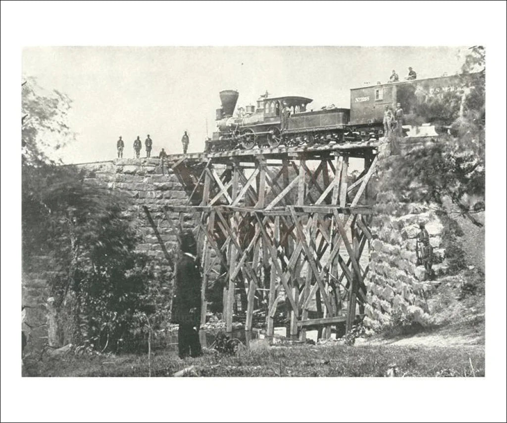 United States Military Railway, vintage art photographic print reproduction - VINTAGEARTREPRINTS.COM