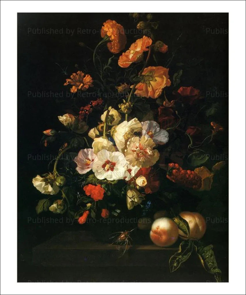 Vase de Fleurs, vintage art print reproduction - VINTAGEARTREPRINTS.COM