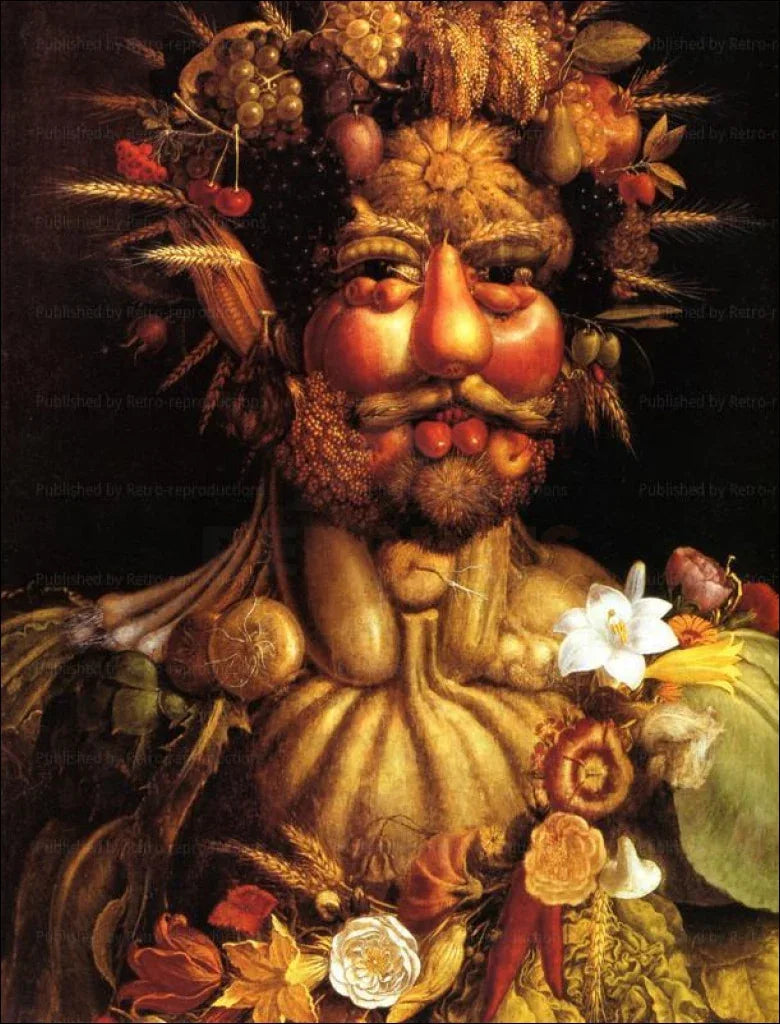Vertumnus - Emperor Rudolph 2, Giuseppe Arcimboldo - VINTAGEARTREPRINTS.COM