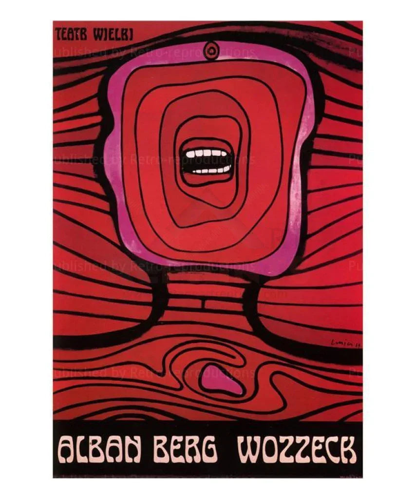 Wozzeck Alban Berg - VINTAGEARTREPRINTS.COM