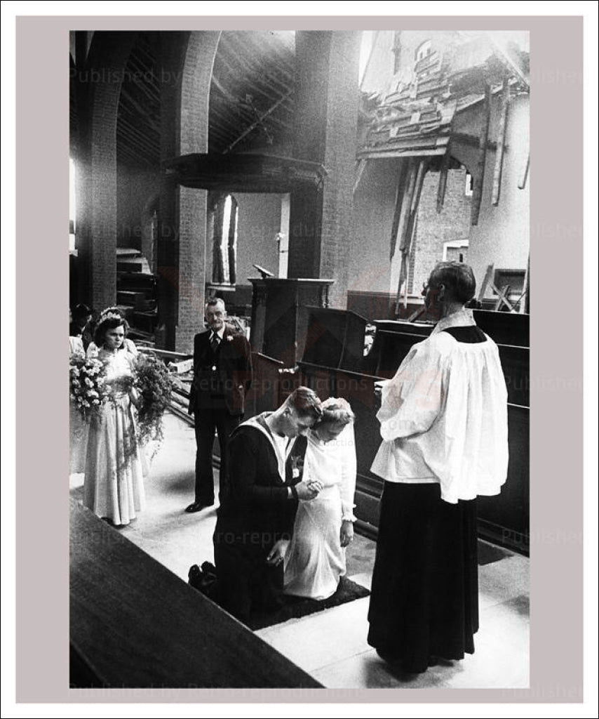 Vintage art prints, Women at War - Romance 4, WWII - Vintage Art, canvas prints