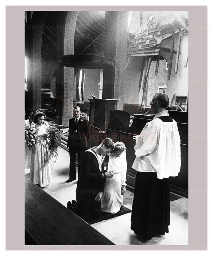 Romance 4 - Married in a church - VINTAGEARTREPRINTS.COM