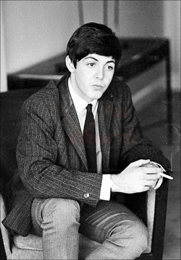 Paul McCartney Portait, 1960's - VINTAGEARTREPRINTS.COM