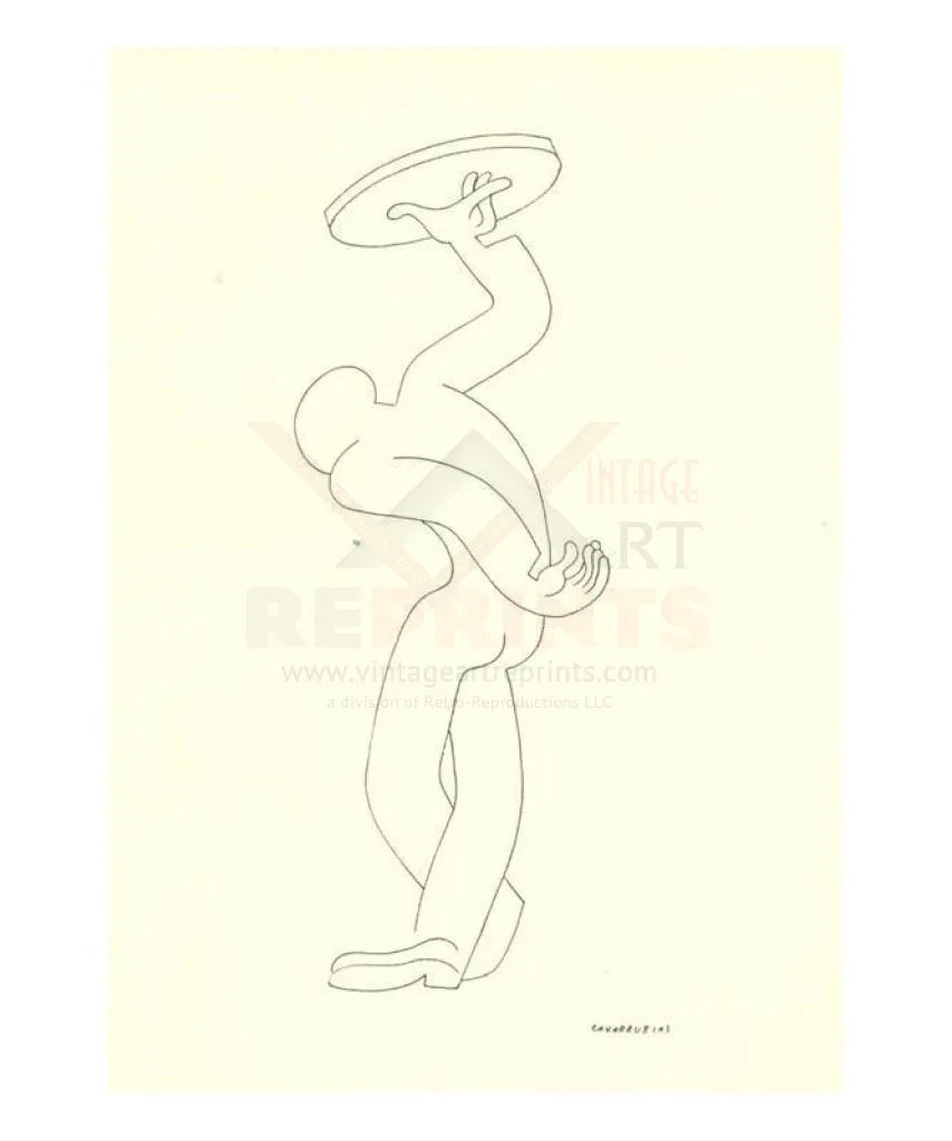 Waiter No. 50, Miguel Covarrubias - VINTAGEARTREPRINTS.COM