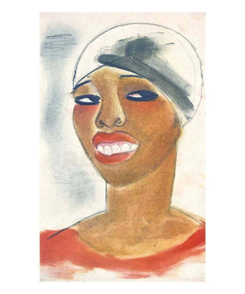 Woman with Head Wrap, Miguel Covarrubias - VINTAGEARTREPRINTS.COM