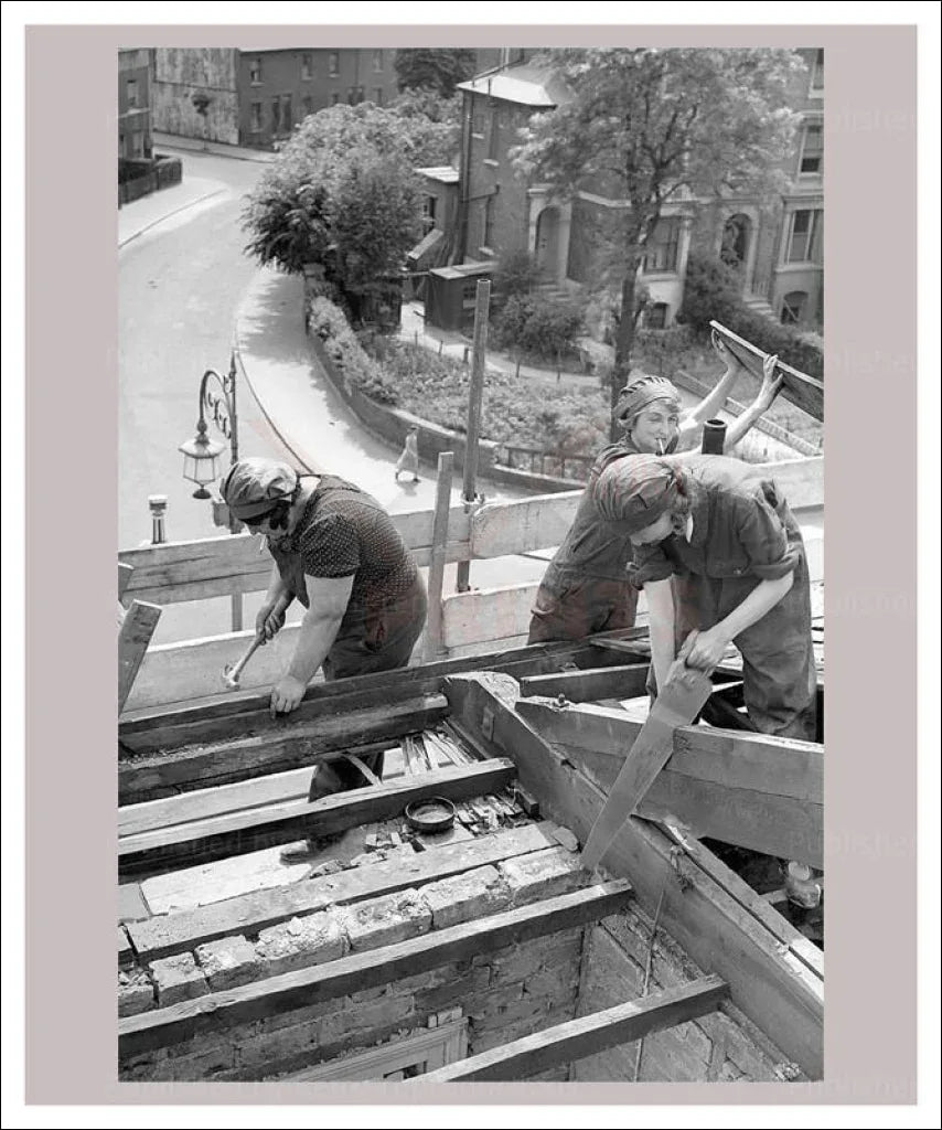 Women Contractors - Builders 1 - VINTAGEARTREPRINTS.COM