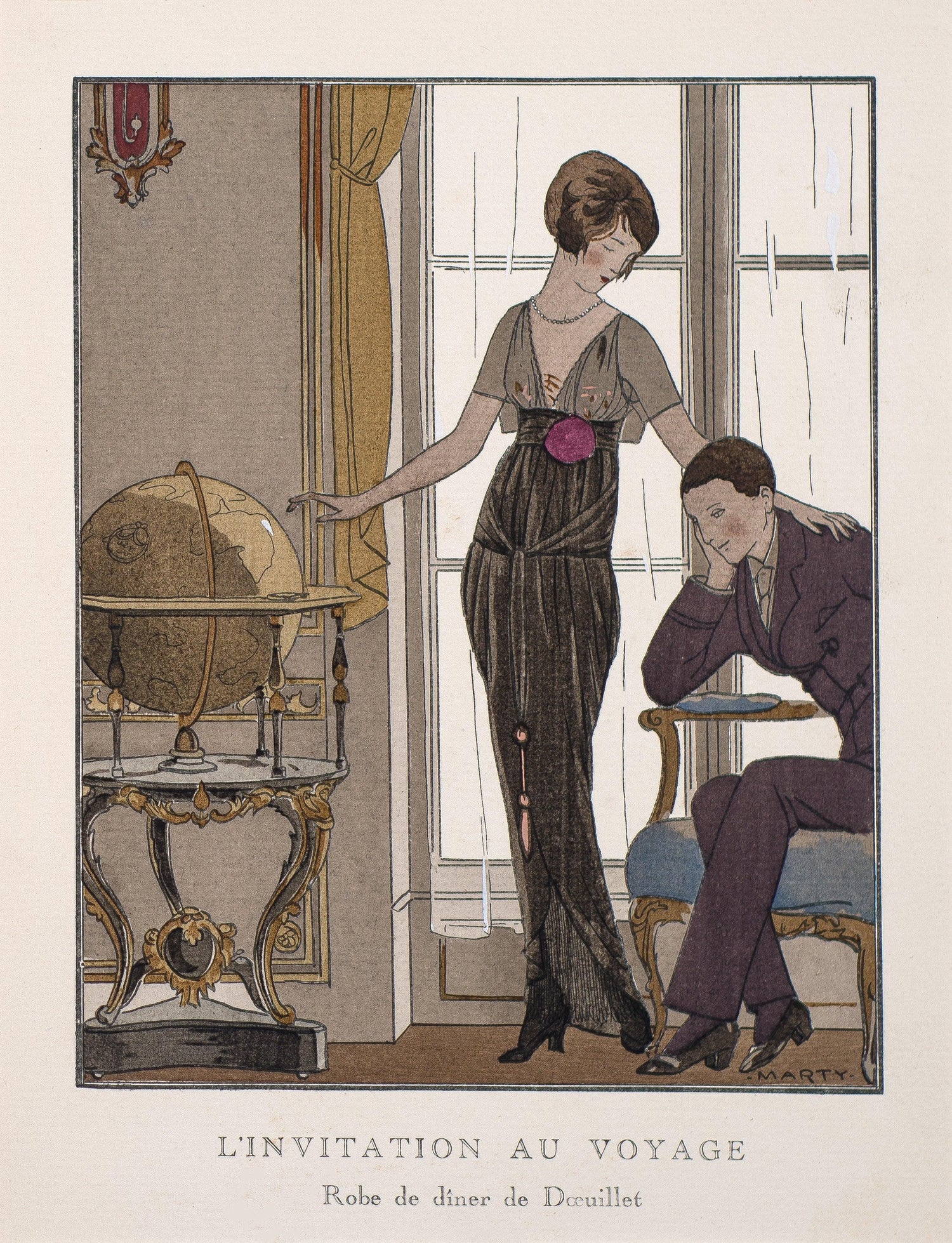 Paris Fashion - VINTAGEARTREPRINTS.COM