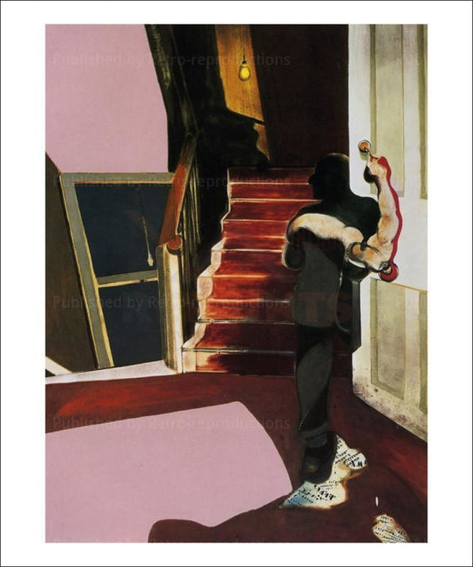 Art Print, Francis Bacon, A la memoire de George Dyer, 1971 I VintageArtReprints.com