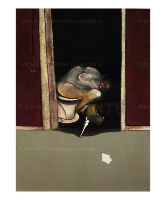 Francis Bacon, Mai juin, 1973 tryptique, VintageArtReprints.com