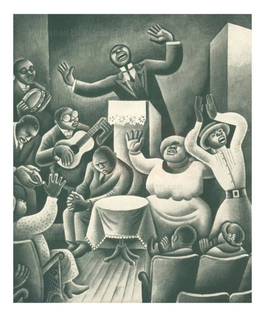 Canvas print, Miguel Covarrubias, Come to Jesus No. 22 - VintageArtReprints.com