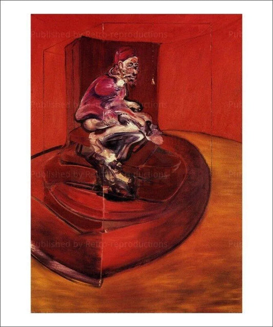 Etude d'apres Innocent X, Francis Bacon, 1962 - VINTAGEARTREPRINTS.COM