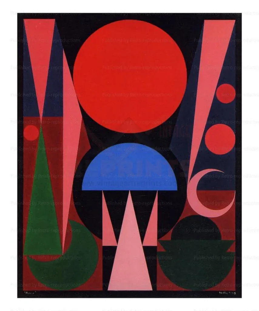 Easter, Auguste Herbin, 1949 - VINTAGEARTREPRINTS.COM