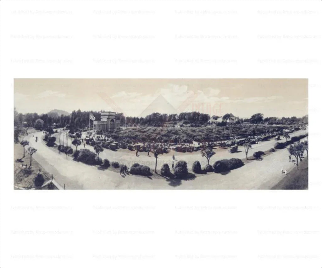Music Concourse, San Francisco - VINTAGEARTREPRINTS.COM