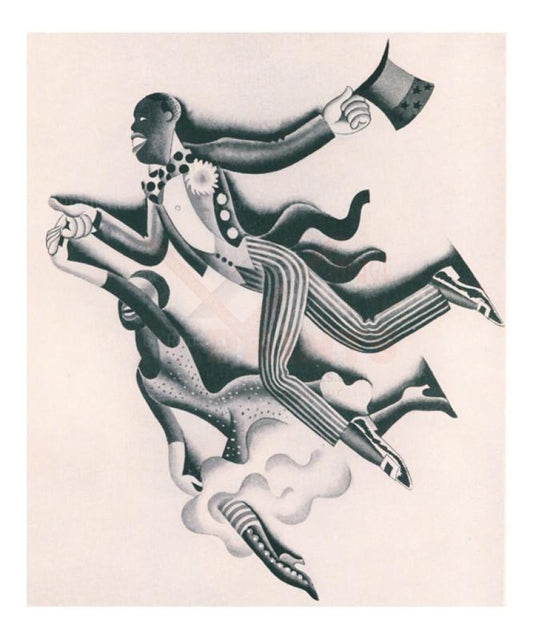 Cake Walk, Covarrubias, Art Print - Vintage Art, canvas prints