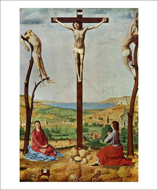 Crucifixion, Antonello Da Messina, Art Print - Vintage Art, canvas prints