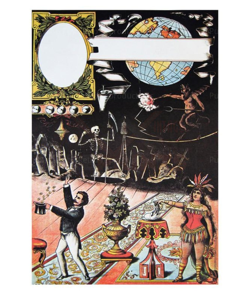 Affiche de magie standard, Vienne, 1890 - Vintage Art Reprints