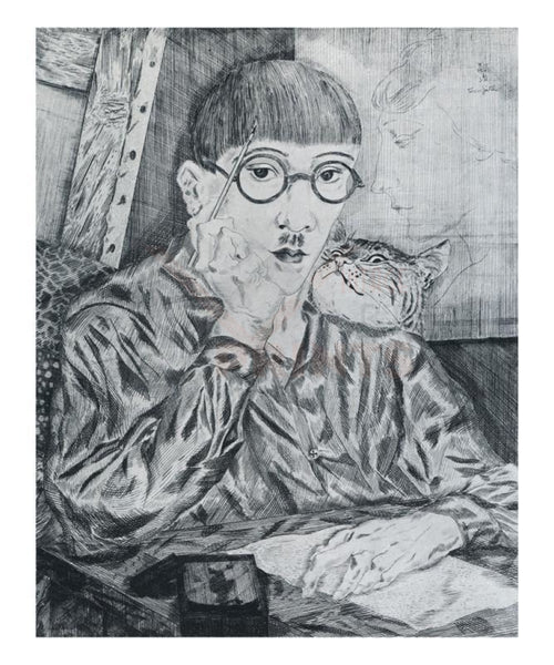 Discover the Self-Portrait by Foujita, 1917 – VINTAGEARTREPRINTS.COM