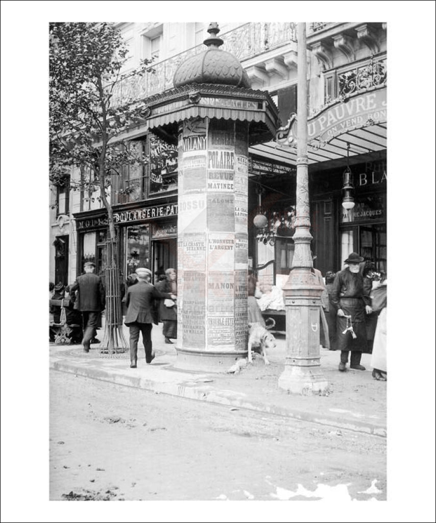 De Passy a Raspail en Metro, Photographic Print - Vintage Art, canvas prints