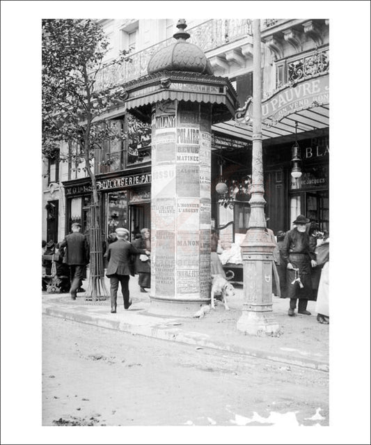 De Passy a Raspail en Metro, Photographic Print - Vintage Art, canvas prints