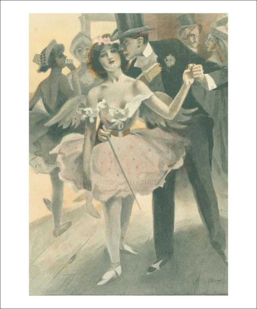 Femme de Theatre 12 - VINTAGEARTREPRINTS.COM