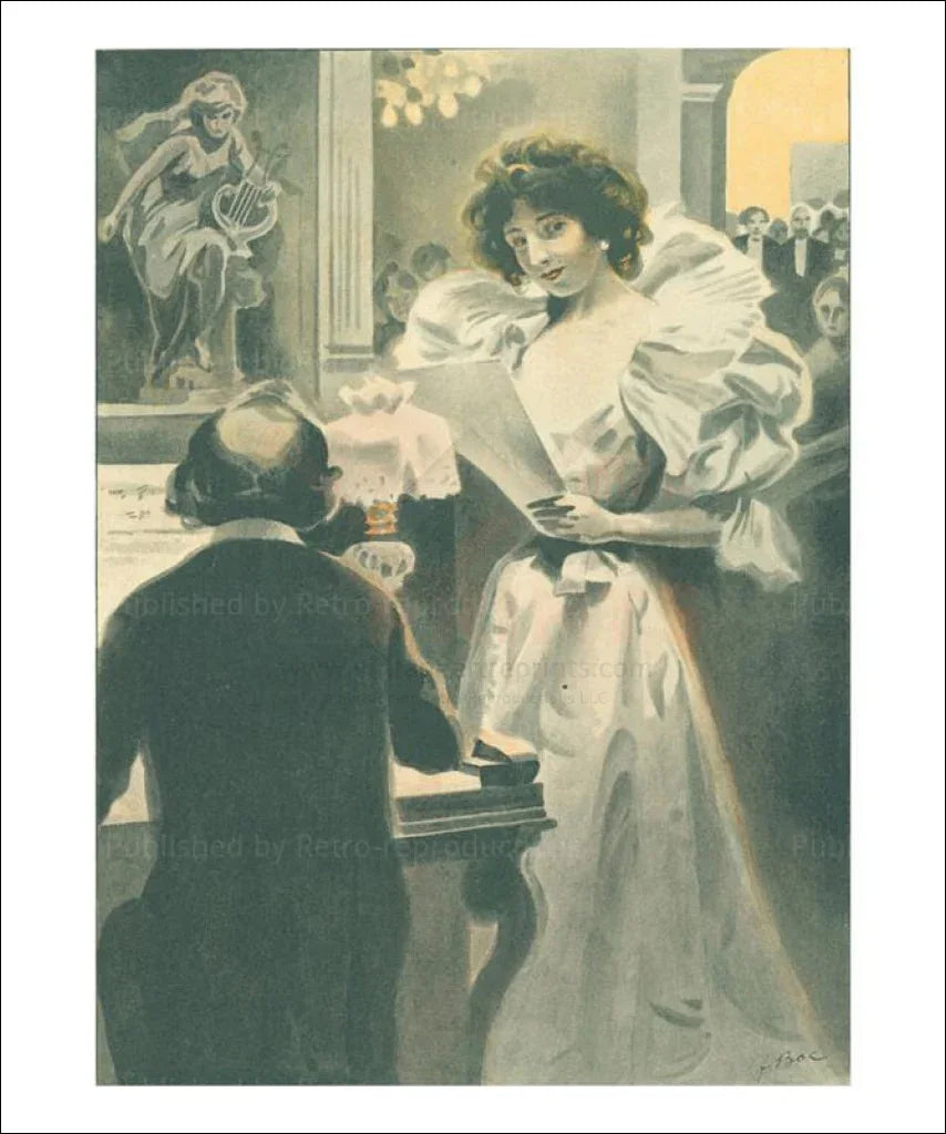 Femme de Theatre 1 - VINTAGEARTREPRINTS.COM