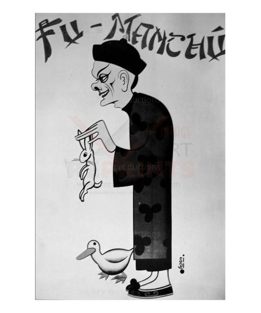 Fu Manchu, 1930 - Vintage Art, canvas prints
