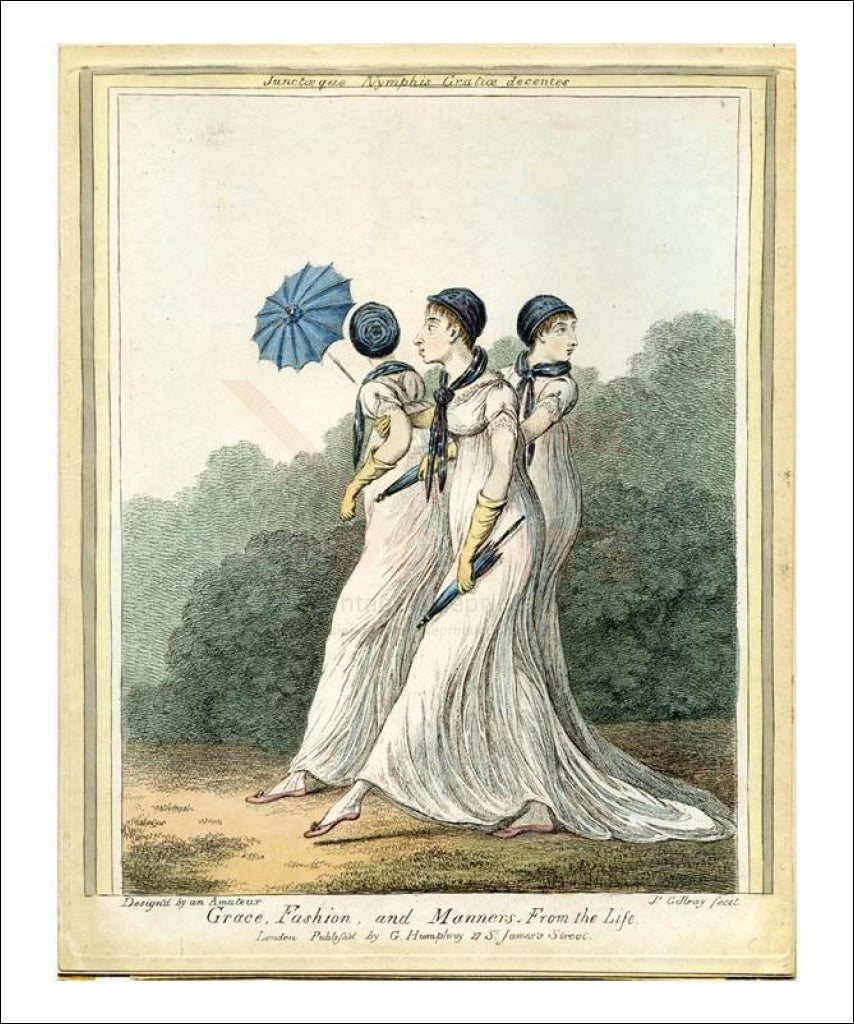 Grace, Fashion & Manners - Vintage Art, canvas prints